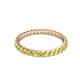 3 - Audrey 2.00 mm Yellow Diamond U Prong Eternity Band 