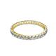 3 - Audrey 2.00 mm Diamond U Prong Eternity Band 