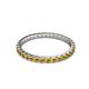 3 - Audrey 2.00 mm Citrine U Prong Eternity Band 