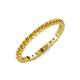 4 - Audrey 2.00 mm Citrine U Prong Eternity Band 