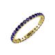 4 - Audrey 2.00 mm Blue Sapphire U Prong Eternity Band 
