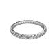 3 - Audrey 2.00 mm Lab Grown Diamond U Prong Eternity Band 