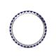 5 - Audrey 2.00 mm Blue Sapphire U Prong Eternity Band 