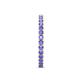 6 - Audrey 2.00 mm Tanzanite U Prong Eternity Band 