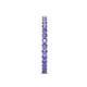 6 - Audrey 2.00 mm Tanzanite U Prong Eternity Band 