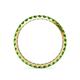 5 - Audrey 2.00 mm Green Garnet U Prong Eternity Band 