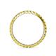 5 - Audrey 2.00 mm Yellow Diamond U Prong Eternity Band 