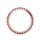 5 - Audrey 2.00 mm Ruby U Prong Eternity Band 