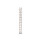 6 - Audrey 2.00 mm White Sapphire U Prong Eternity Band 
