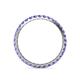 5 - Audrey 2.00 mm Tanzanite U Prong Eternity Band 