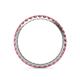 5 - Audrey 2.00 mm Pink Tourmaline U Prong Eternity Band 