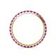 5 - Audrey 2.00 mm Amethyst U Prong Eternity Band 