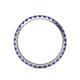 5 - Audrey 2.00 mm Iolite U Prong Eternity Band 
