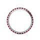 5 - Audrey 2.00 mm Ruby U Prong Eternity Band 