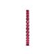 6 - Audrey 2.00 mm Ruby U Prong Eternity Band 
