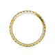 5 - Audrey 2.00 mm Citrine and Diamond U Prong Eternity Band 