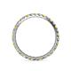 5 - Audrey 2.00 mm Yellow Sapphire and Diamond U Prong Eternity Band 