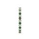6 - Audrey 2.00 mm Lab Created Alexandrite and Diamond U Prong Eternity Band 
