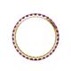 5 - Audrey 2.40 mm Amethyst U Prong Eternity Band 
