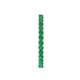6 - Audrey 2.40 mm Emerald U Prong Eternity Band 