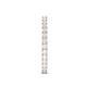 6 - Audrey 2.40 mm White Sapphire U Prong Eternity Band 