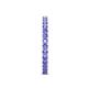 6 - Audrey 2.40 mm Tanzanite U Prong Eternity Band 
