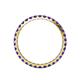 5 - Audrey 2.40 mm Iolite U Prong Eternity Band 
