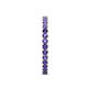 6 - Audrey 2.40 mm Iolite U Prong Eternity Band 