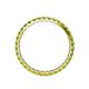 5 - Audrey 2.40 mm Peridot U Prong Eternity Band 
