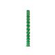 6 - Audrey 2.40 mm Emerald U Prong Eternity Band 