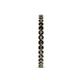 6 - Audrey 2.40 mm Black Diamond U Prong Eternity Band 