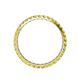 5 - Audrey 2.40 mm Yellow Diamond U Prong Eternity Band 
