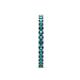 6 - Audrey 2.40 mm London Blue Topaz U Prong Eternity Band 