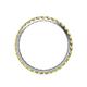 5 - Audrey 2.40 mm Yellow Sapphire U Prong Eternity Band 