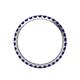 5 - Audrey 2.40 mm Blue Sapphire U Prong Eternity Band 