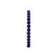 6 - Audrey 2.40 mm Blue Sapphire U Prong Eternity Band 
