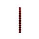 6 - Audrey 2.40 mm Red Garnet U Prong Eternity Band 