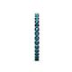 6 - Audrey 2.40 mm Blue Diamond U Prong Eternity Band 