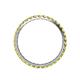 5 - Audrey 2.40 mm Yellow Diamond U Prong Eternity Band 