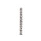 6 - Audrey 2.40 mm Lab Grown Diamond U Prong Eternity Band 