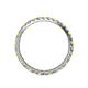 4 - Audrey 2.40 mm Yellow Sapphire and Diamond U Prong Eternity Band 