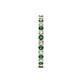 5 - Audrey 2.40 mm Lab Created Alexandrite and Lab Grown Diamond U Prong Eternity Band 