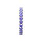 6 - Audrey 3.00 mm Tanzanite U Prong Eternity Band 