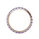 5 - Audrey 3.00 mm Tanzanite U Prong Eternity Band 