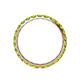 5 - Audrey 3.00 mm Peridot U Prong Eternity Band 