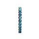 6 - Audrey 3.00 mm London Blue Topaz U Prong Eternity Band 