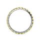 5 - Audrey 3.00 mm Yellow Sapphire U Prong Eternity Band 