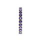 6 - Audrey 3.00 mm Iolite U Prong Eternity Band 
