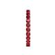 6 - Audrey 3.00 mm Ruby U Prong Eternity Band 