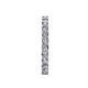 6 - Audrey 3.00 mm Diamond U Prong Eternity Band 
